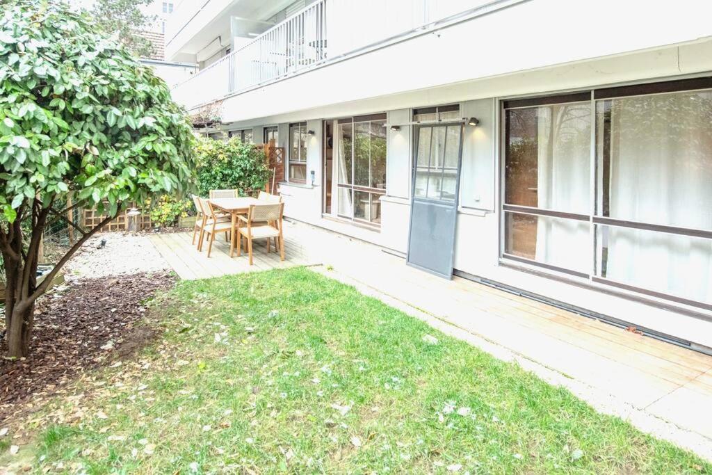 Appart With Garden - 15 Min From Eiffel Tower บูโลญบียองกูร์ ภายนอก รูปภาพ