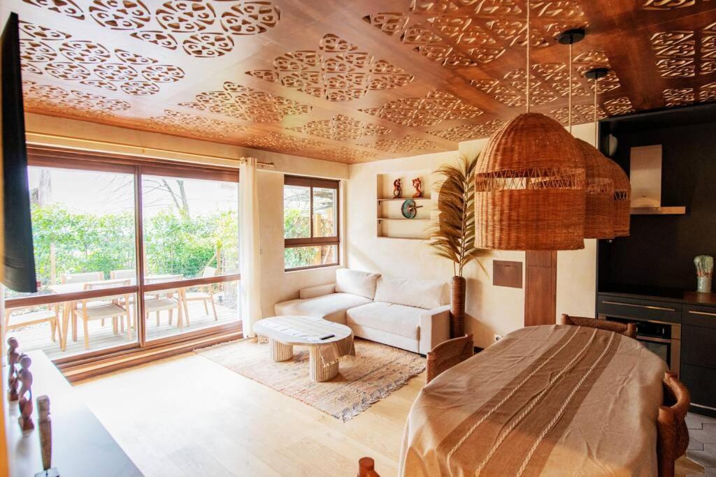 Appart With Garden - 15 Min From Eiffel Tower บูโลญบียองกูร์ ภายนอก รูปภาพ