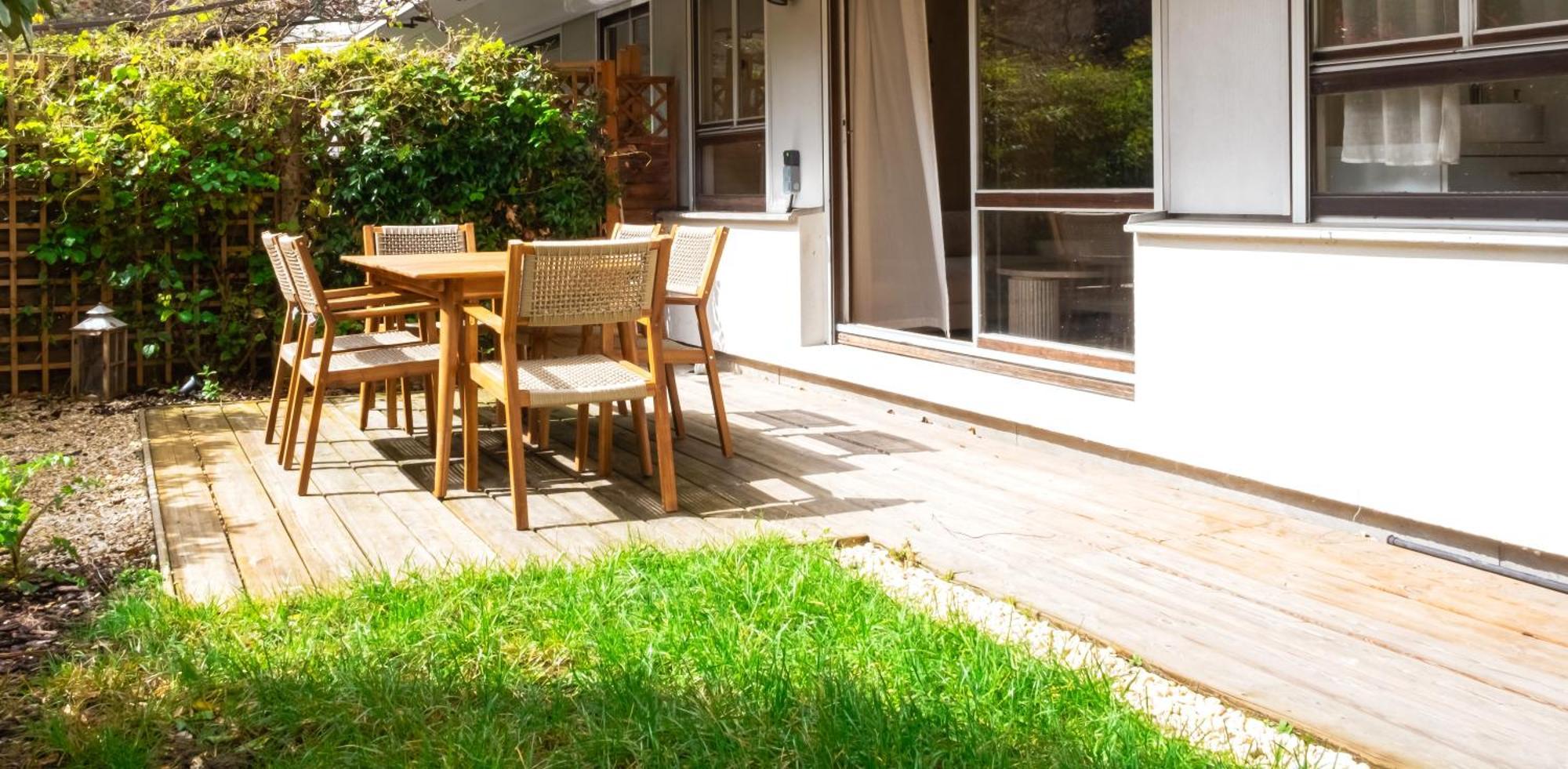 Appart With Garden - 15 Min From Eiffel Tower บูโลญบียองกูร์ ภายนอก รูปภาพ